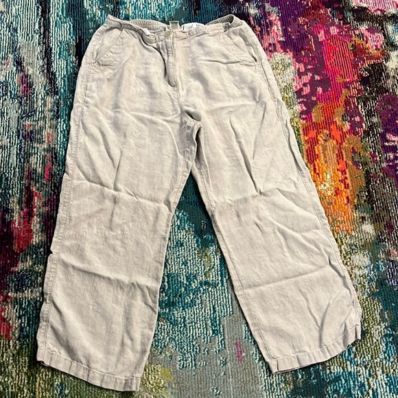 L.L. Bean Linen Pants - Picture 1 of 2
